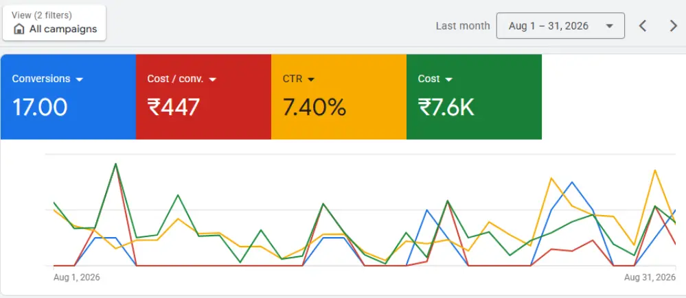 LPGSoft Google Ads Results